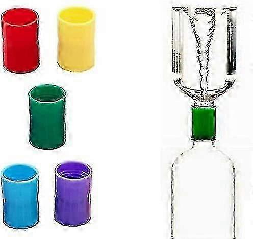 5-Pack Vortex Bottle Connectors for Tornado Fountain, Single Bottle Connection