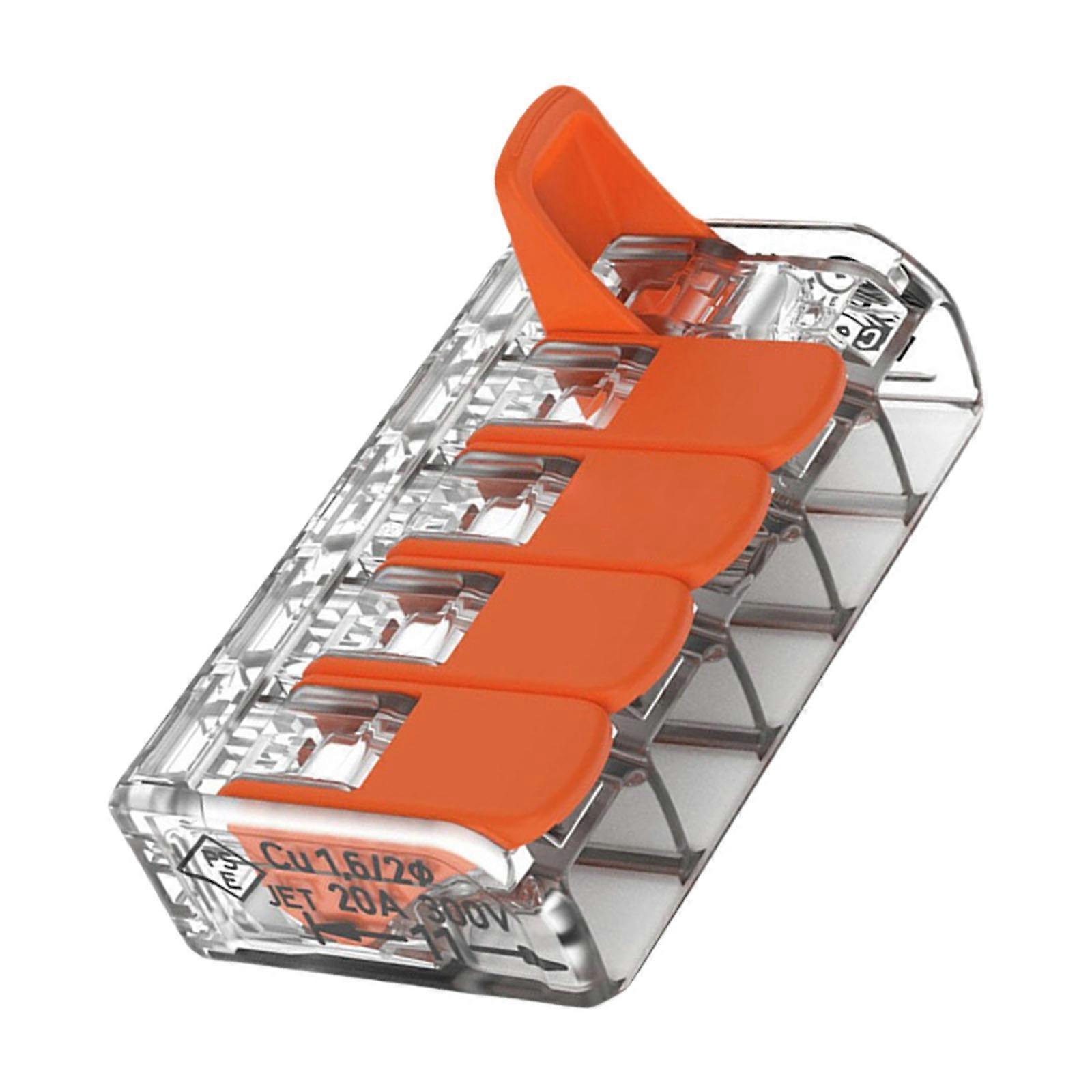 2212415 Terminals Connectors for 4 Square Wires Ensuring Efficient and Safe Electrical Connection Multicolor
