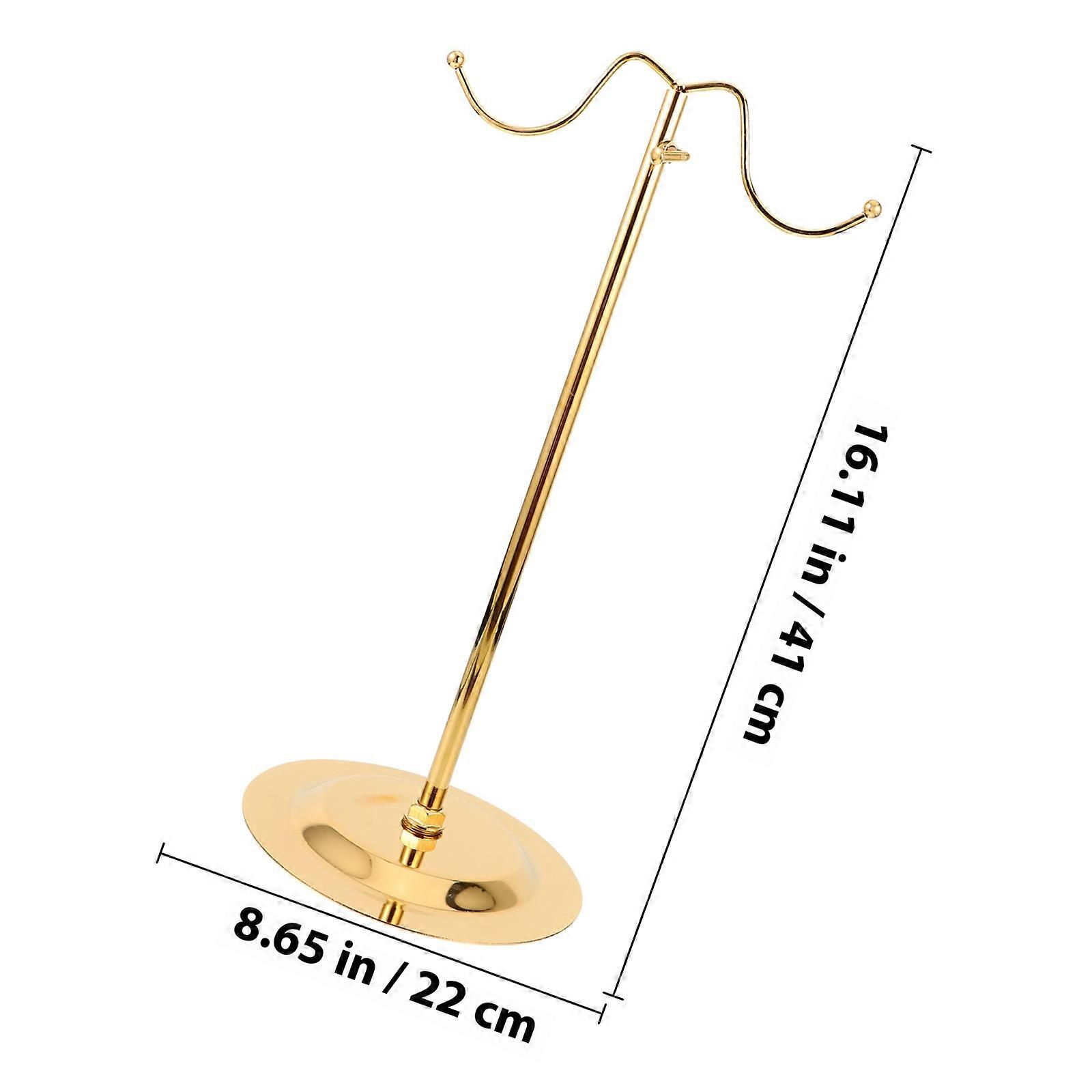 Metal Purse Display Holder Adjustable Bag Display Stand Handbag Display Stand