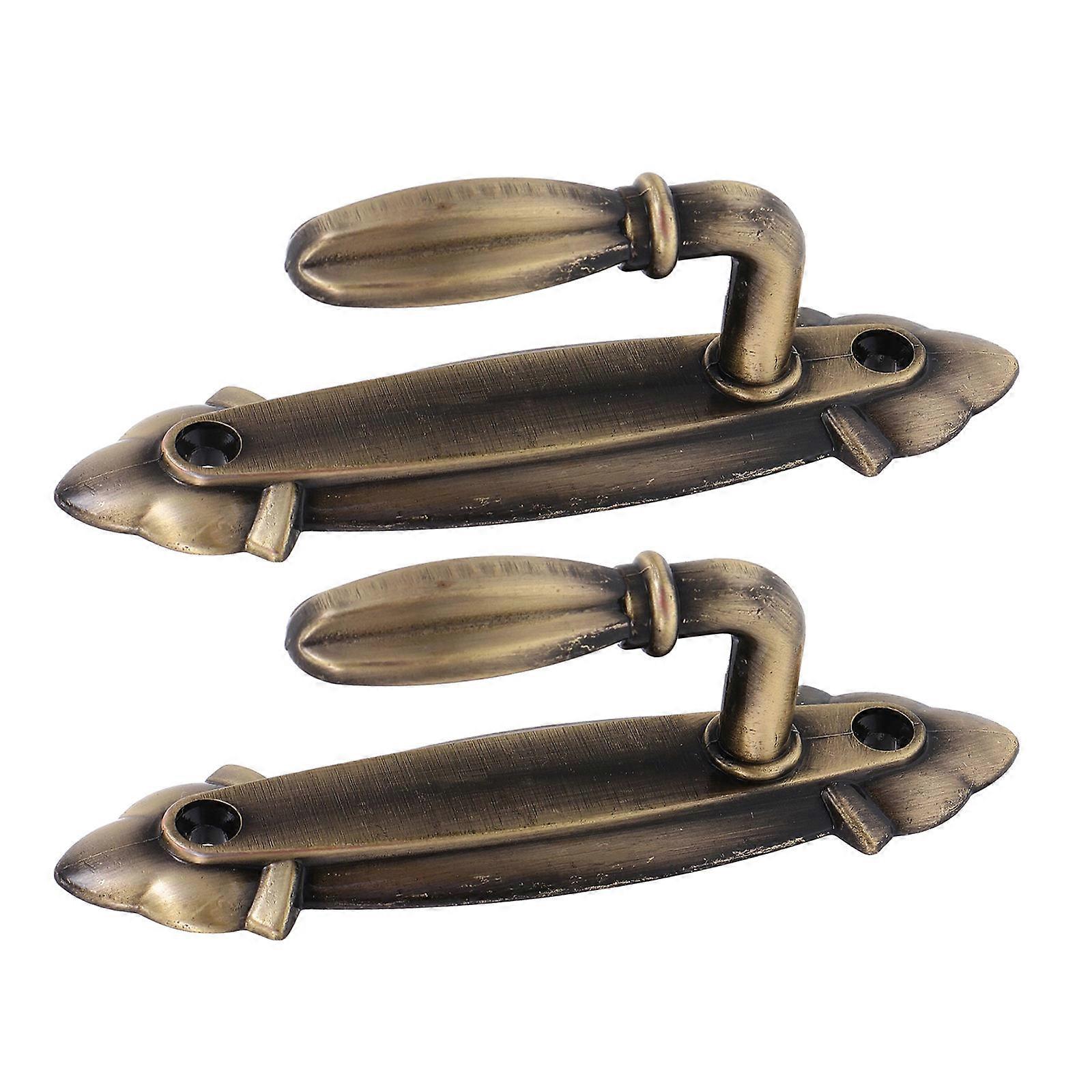 2pcs Aluminum Alloy Hooks Wall Decorative Curtain Hooks Durable Clothes Hooks