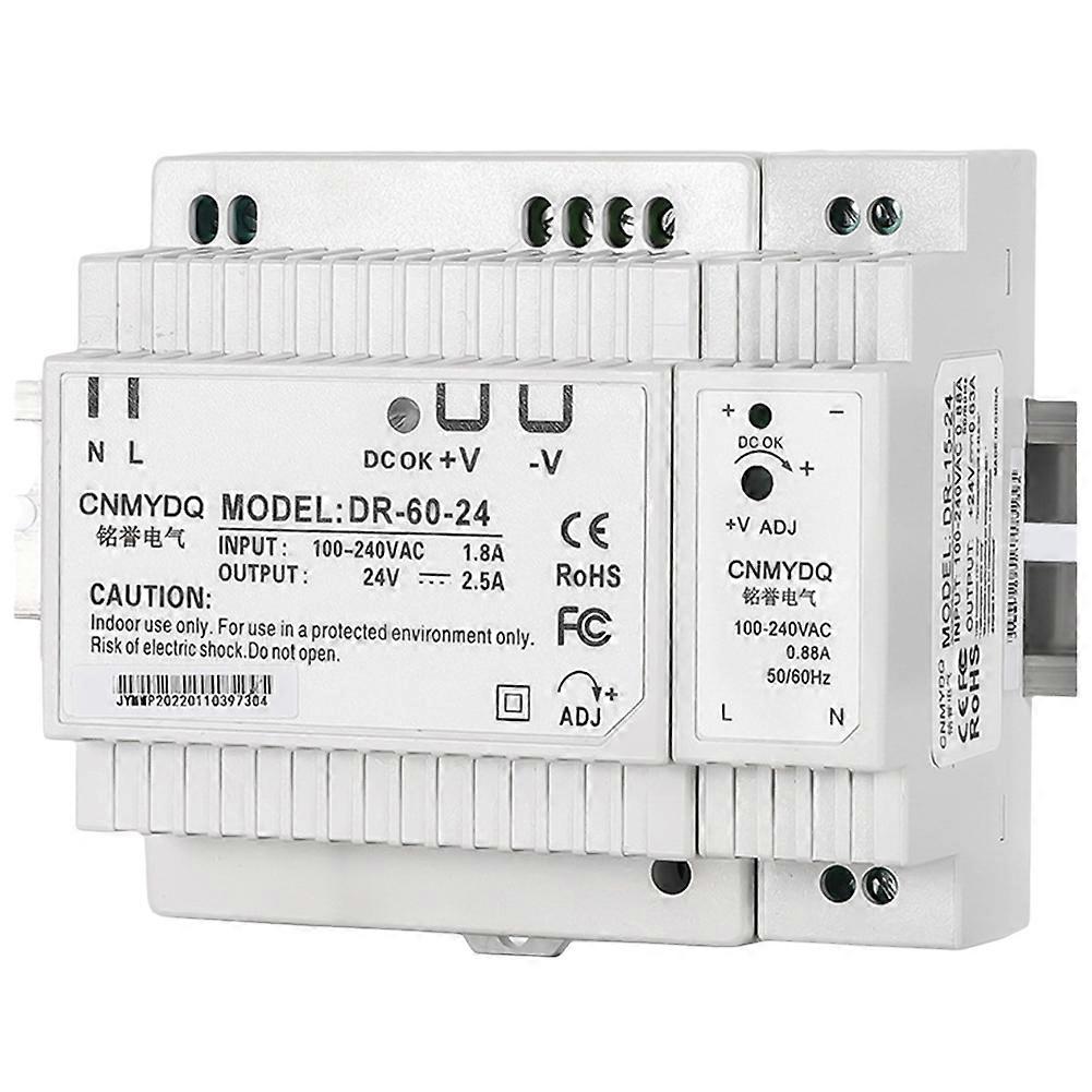 Switching Power Supply Single Output DC 24V DIN Rail Switch Power Supply Industrial Transformer Small Volume 100-240V