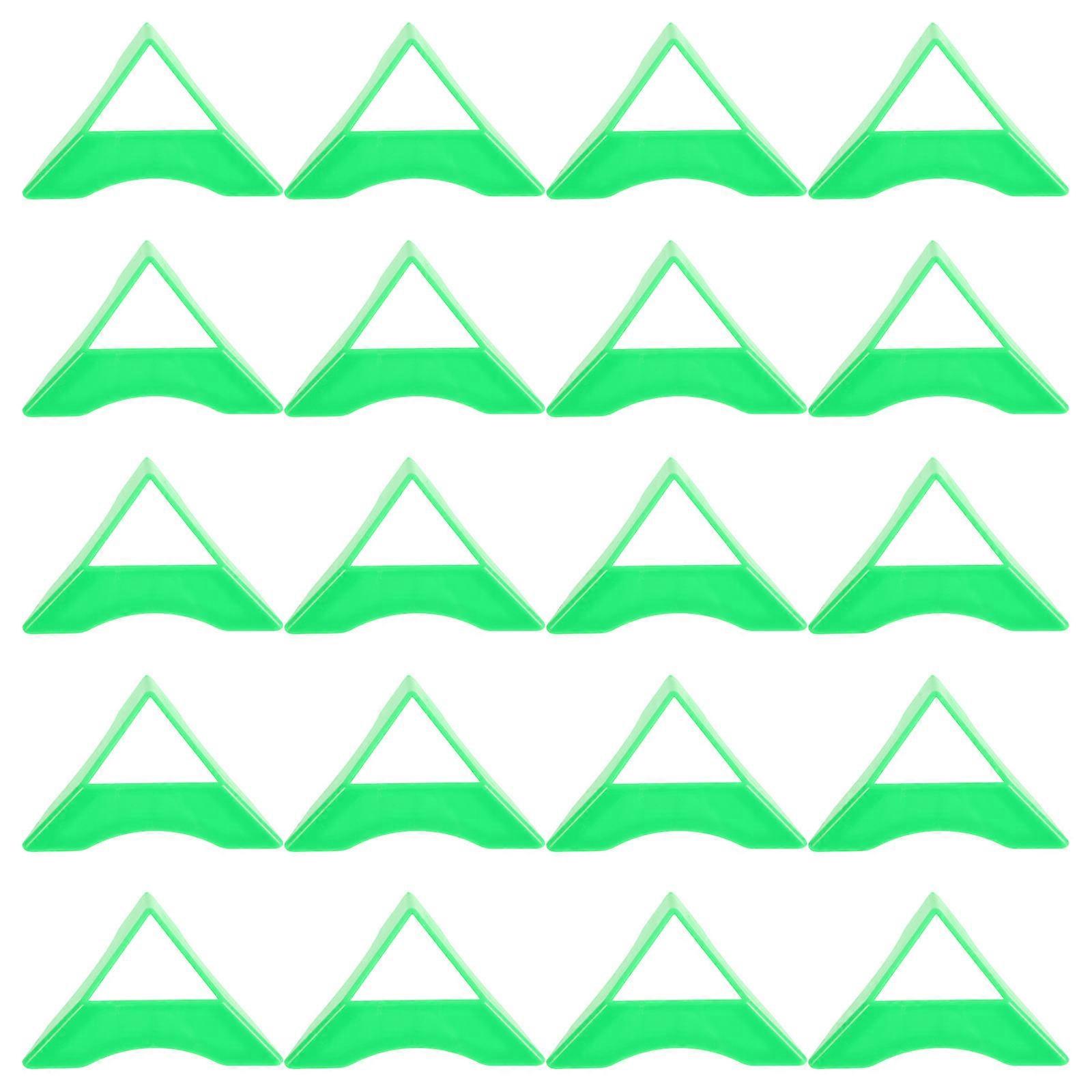 Display Triangle Prop Stand for Cube with 20Pcs Holder Set