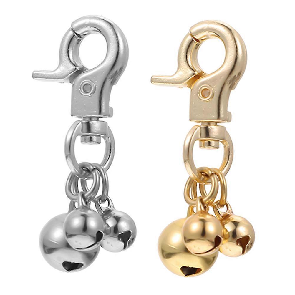 Pet Bell Collar Accessories Dog Collar Bells for Training 2Pcs