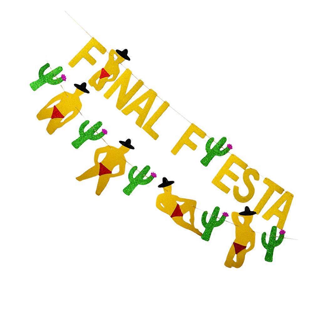 Paper Banners Cactus Party Banner 2Sets for Mexican Theme