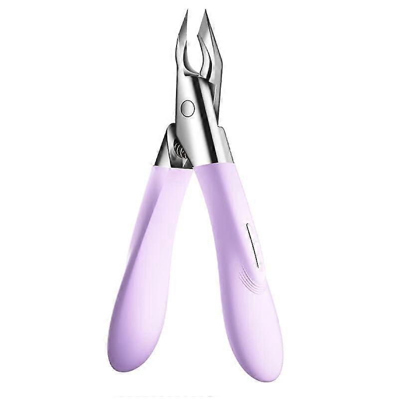 Extra Strength Cuticle Nipper and Toenail Clipper for Thick Nails with SeniorFriendly Safety Guard