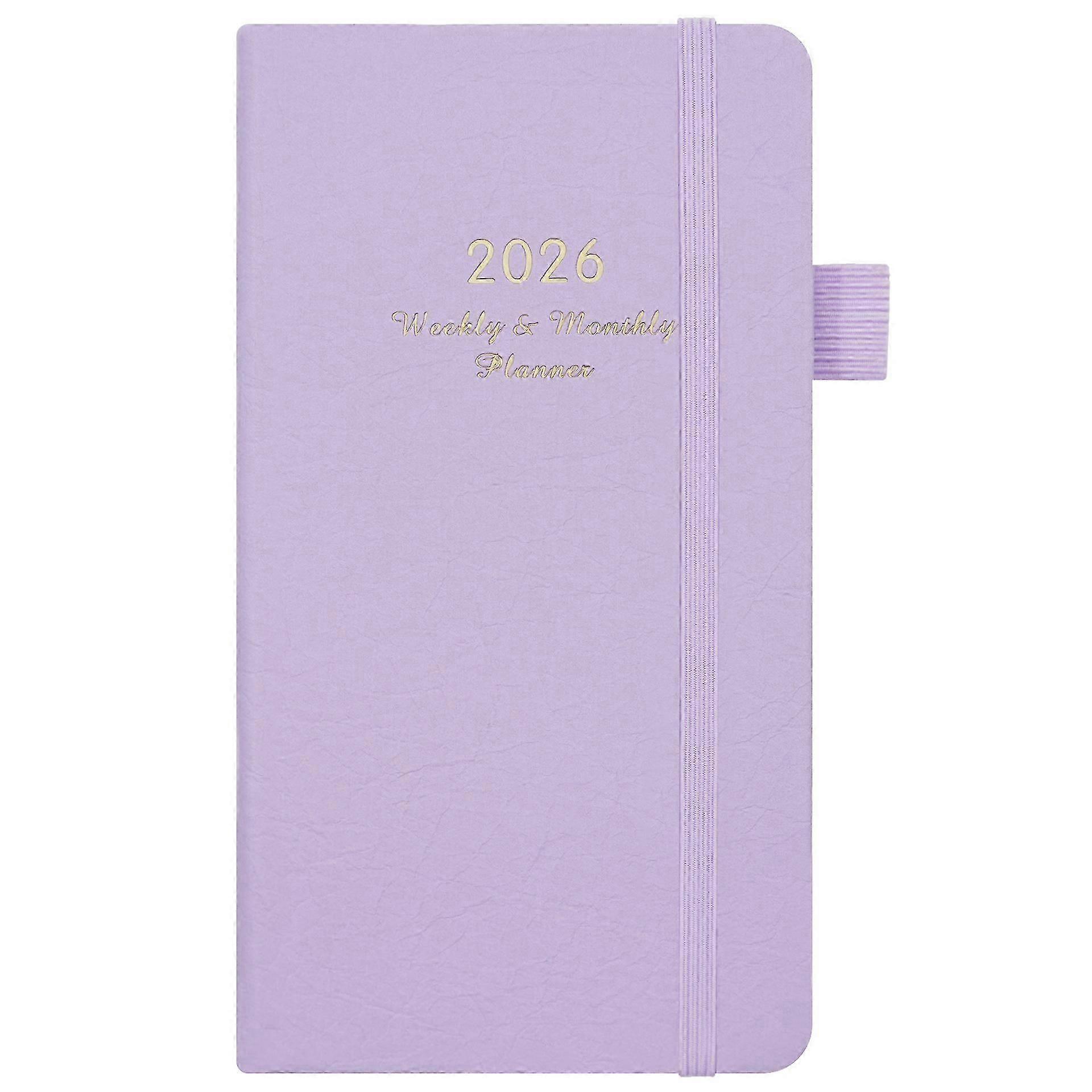 2026 Weekly Plan Notebook, Schedule Notebook, Mini Portable Writing Diary, Moderate Size, Portable and Convenient for Recording-