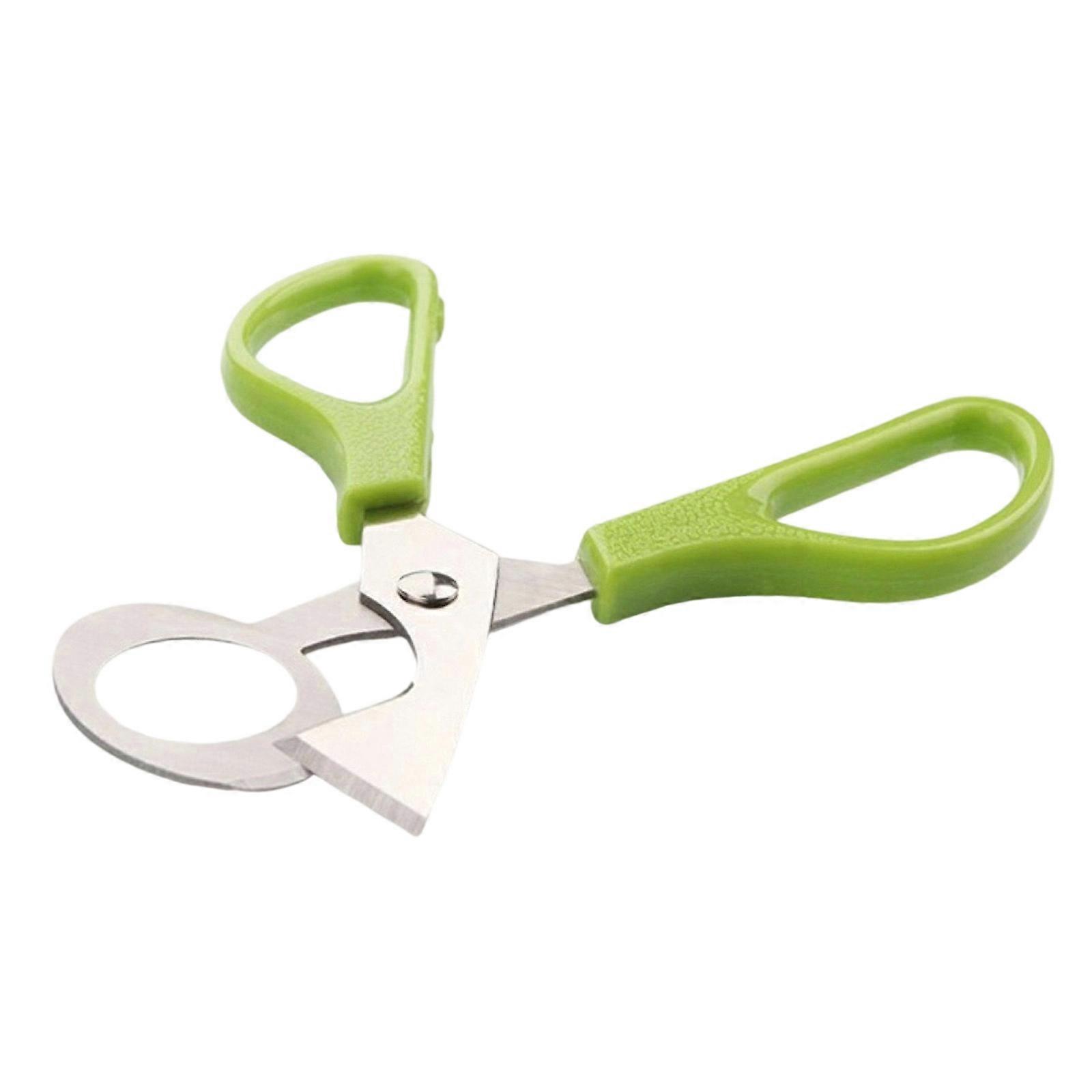 Quail Eggs Opener Scissors Convenient and Comfortable Grip Nonrust Steel Kitchen Shears for Efficient Kitchen Use  Green