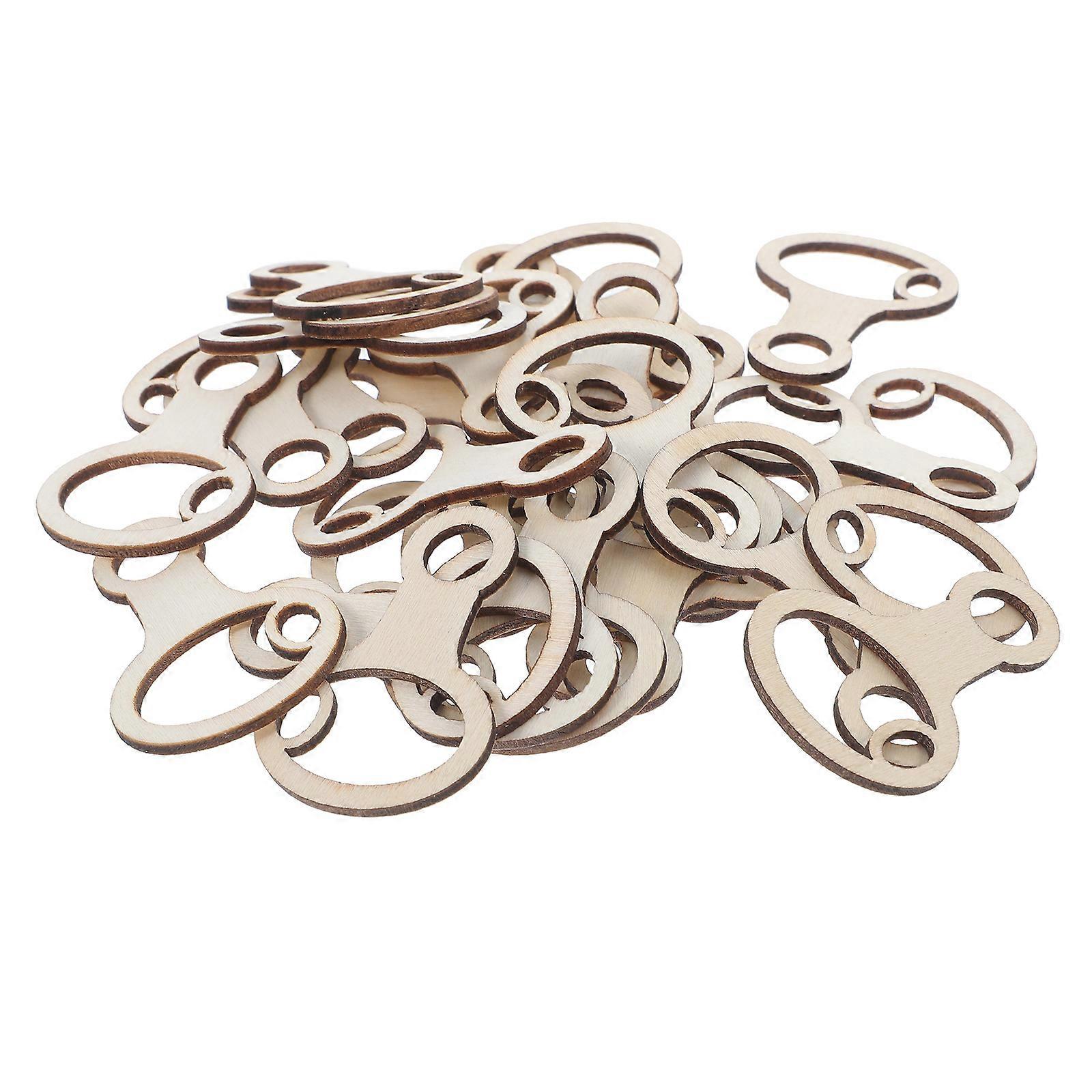 Embroidery Floss Bobbins Wooden Organizer for Precise Thread Storage 50Pcs