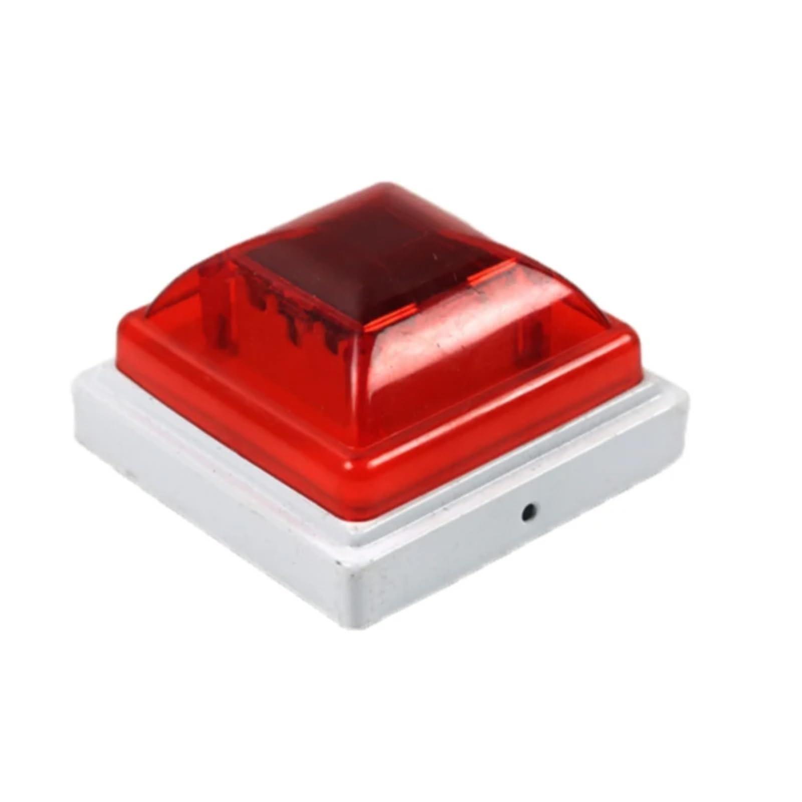 Solar Guardrail Post Cap Light Red Solar LED Outline Marker for Highway Guardrail 1pc Reflective Waterproof Design