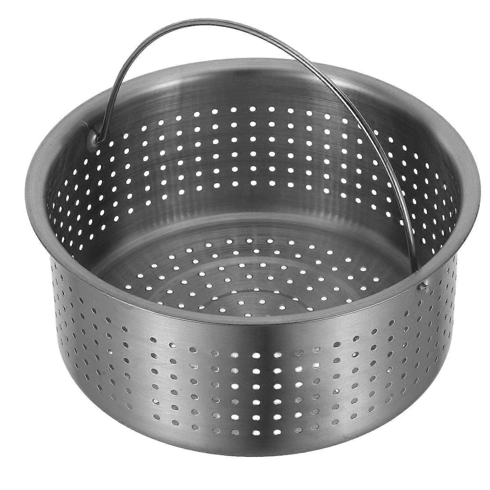 Silver Electric Rice Cooker Steamer Basket for Versatile Cooking Use