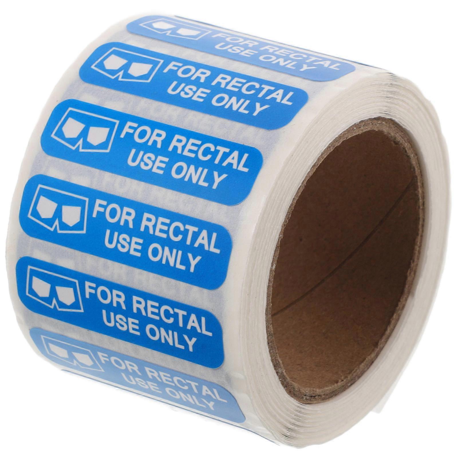 Blue Use Only Stickers Prank Sticker Adhesive Label 1 Roll