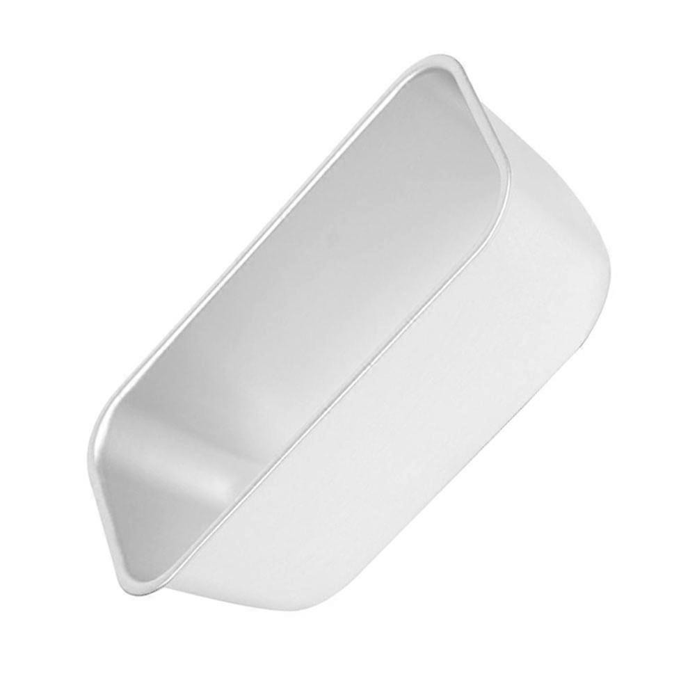 Household Toasting Box Bread Making Mold for Baking 2Pcs Silver Aluminum