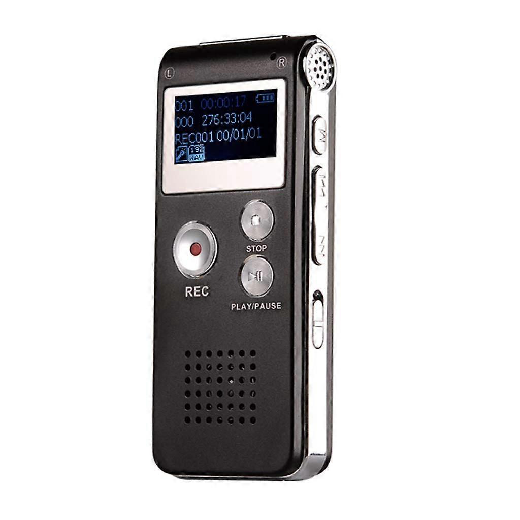 8GB Clip USB Digital Voice Recorder Dictaphone Recording Pen MP3 Player ClipOn 8GB Memory For Meetings MP3 Playback