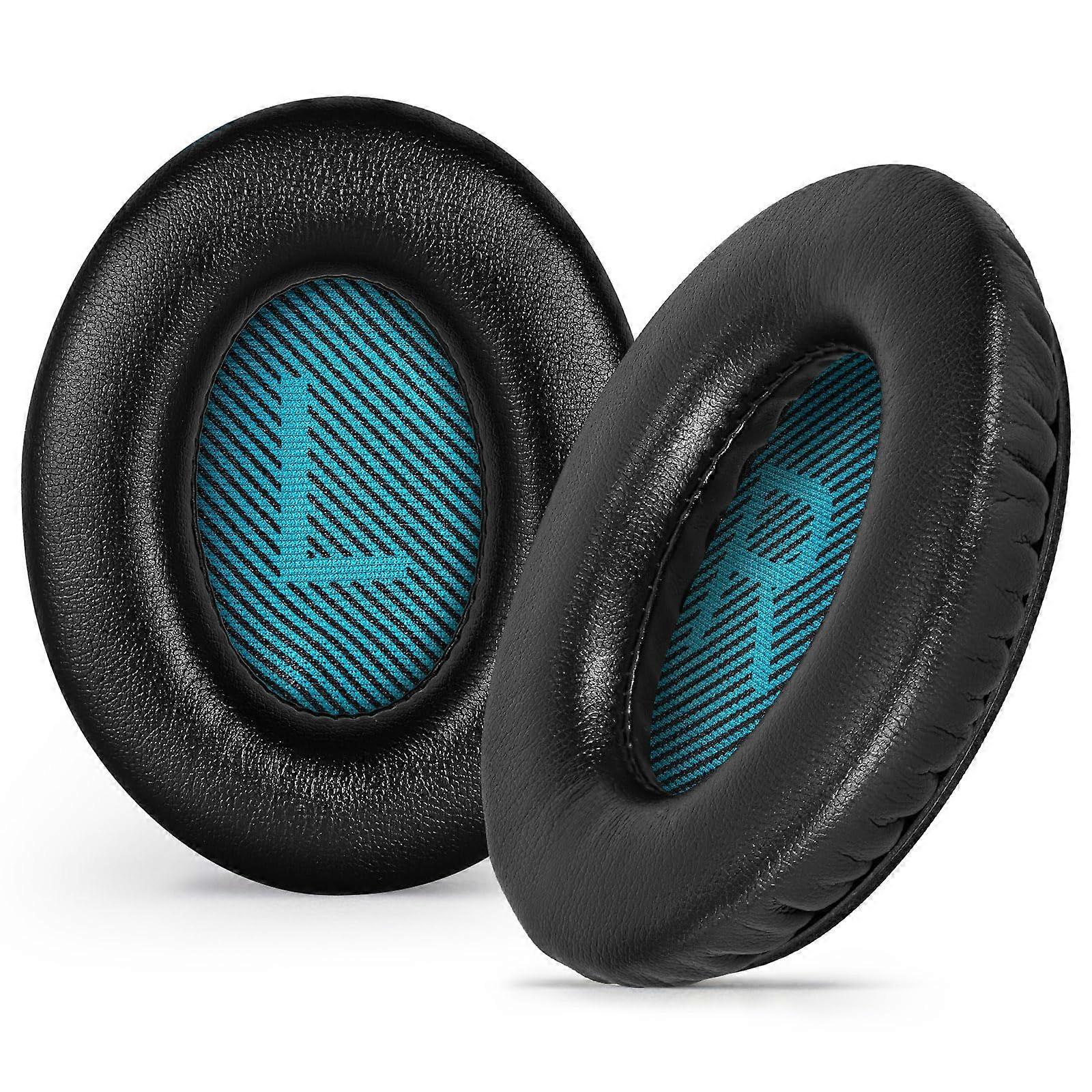 Replacement EarPads For Bose QC35 II QC25 QC15 QC2 Tearproof Cushion Black Compatible SoundTrue/SoundLink AE2i/AE2w