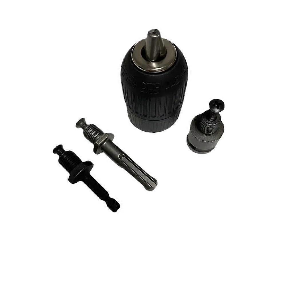 Keyless Drill Chuck 213mm 1/220 UNF Adapter for SDS and Hex Impact Drivers Quick Change