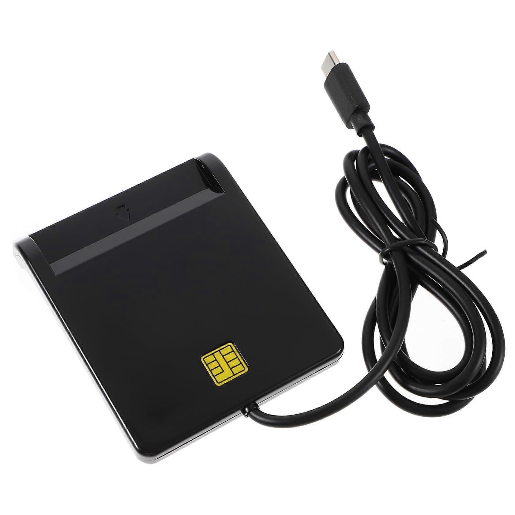 USB Smart Card Reader with Fast Data Transfer, MultiCard Compatibility, Secure Access for Windows and Mac