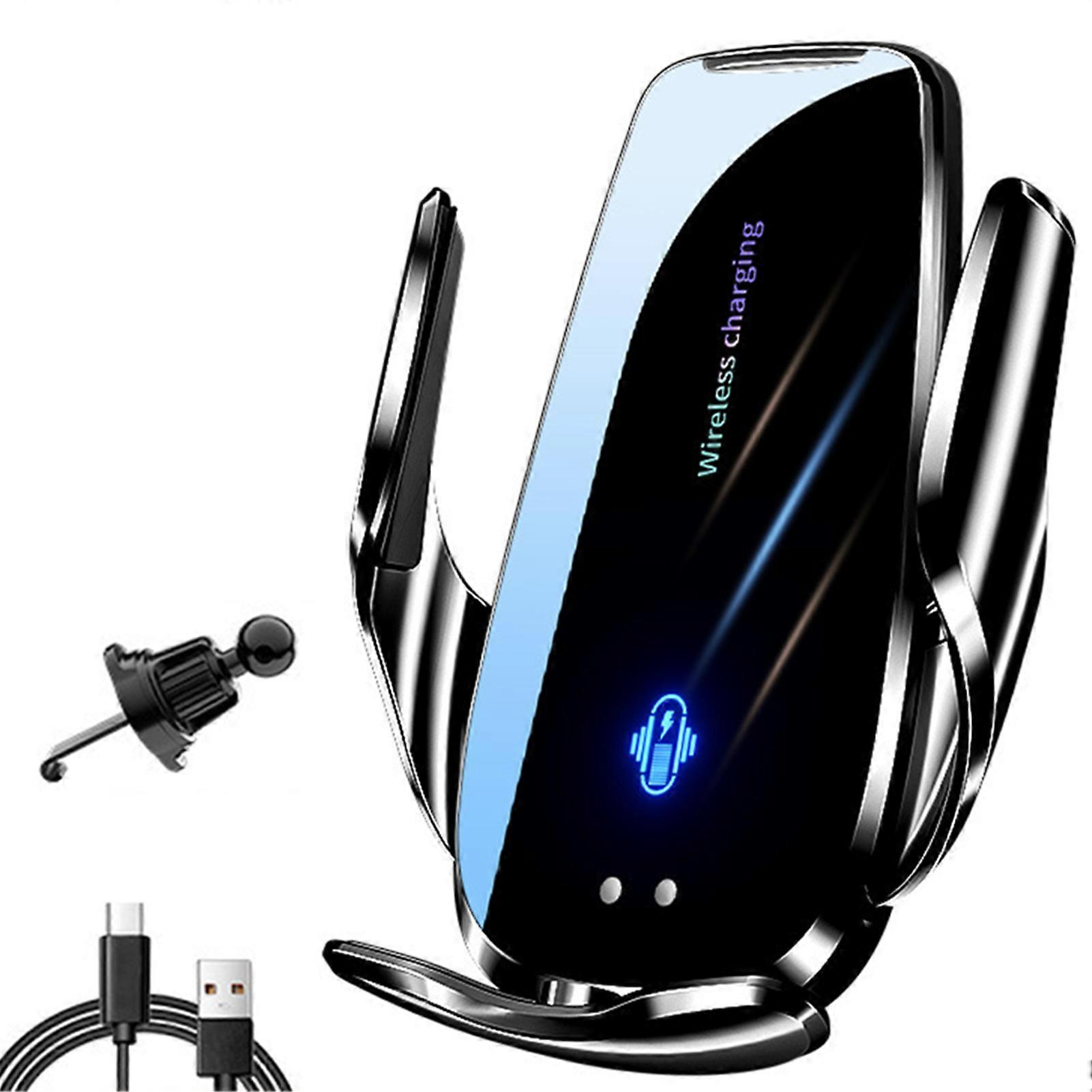 15W Fast Wireless Charge Automatic Induction Charging Station for Navigation