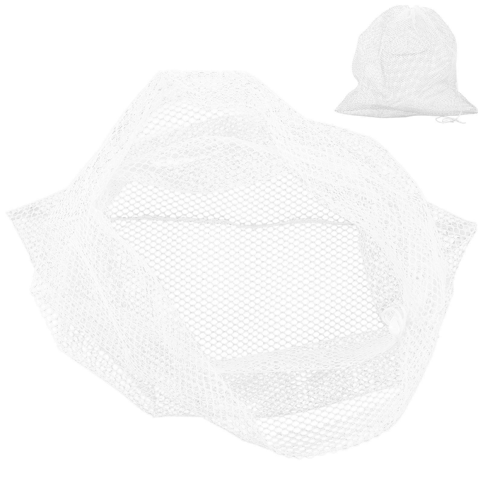 Water Pump Filter Bag for Pond Pump Cleaning 2Pcs Large Drawstring