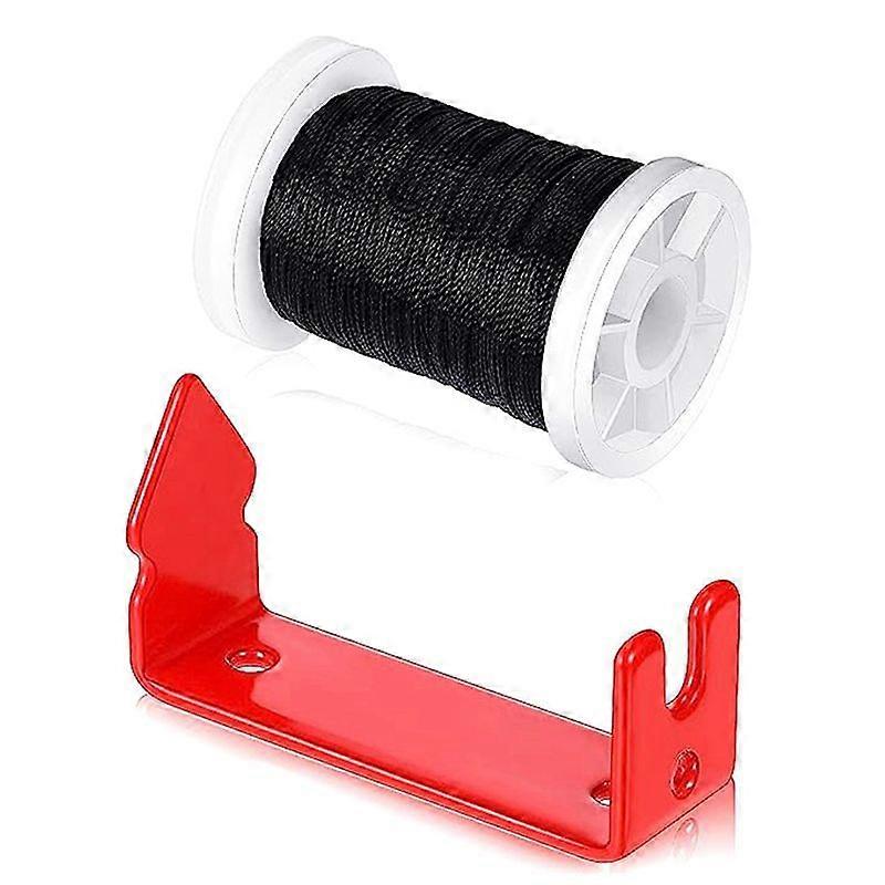2 Pieces Bowstring Separator Bowstring Serving Thread Peep Sight Installer Red Archery Bowstring Separator