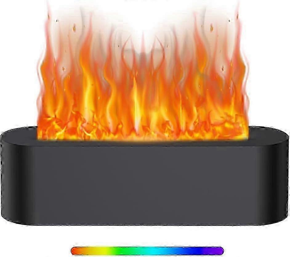 Essential Oil Diffuser, Aroma Diffuser with Flame Effect, 7 Colors, Flame Effect, Essential Oil Diffuser 25-26