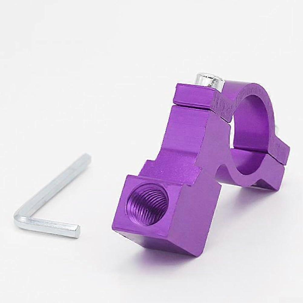 Motorcycle Mirror Mount 10mm Aluminum Alloy Bracket Universal Fit Rust Resistant Red