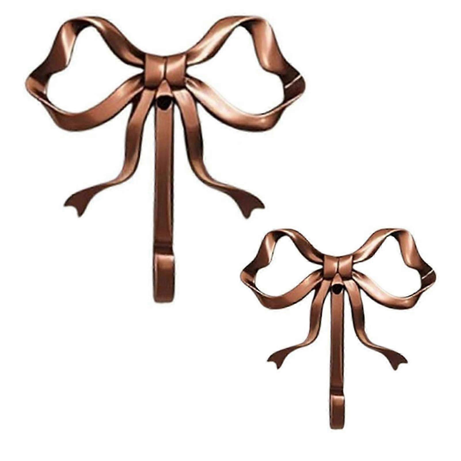 2025 2pcs Bow Knot Wall Hooks Multi-functional Decorative Bows Wall Hook