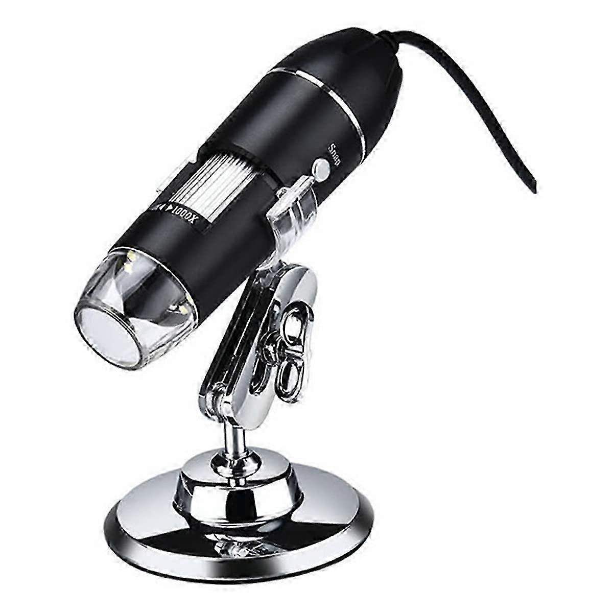 Lab Microscope Slides 1600X 3 in 1 USB Digital Microscope TypeC Electronic Microscope Camera 26-27s