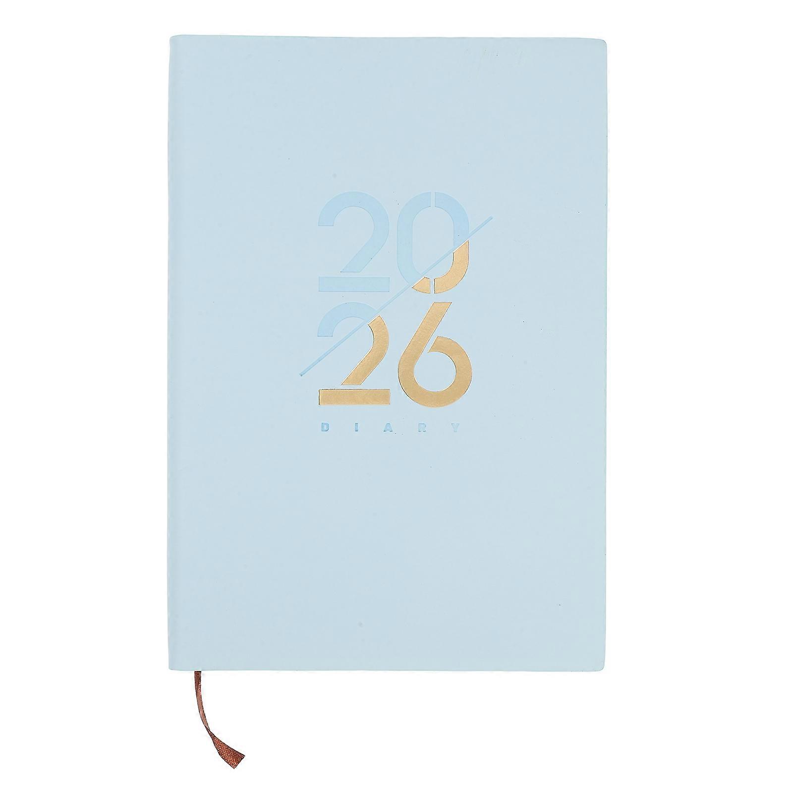 Daily Planner Meeting Notebook for Work 3Pcs A5 Blue Organizer