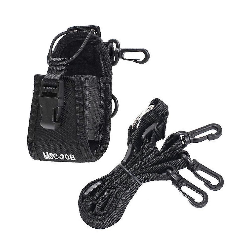 Radio Holder Nylon Pouch for Storage with Adjustable Interphone