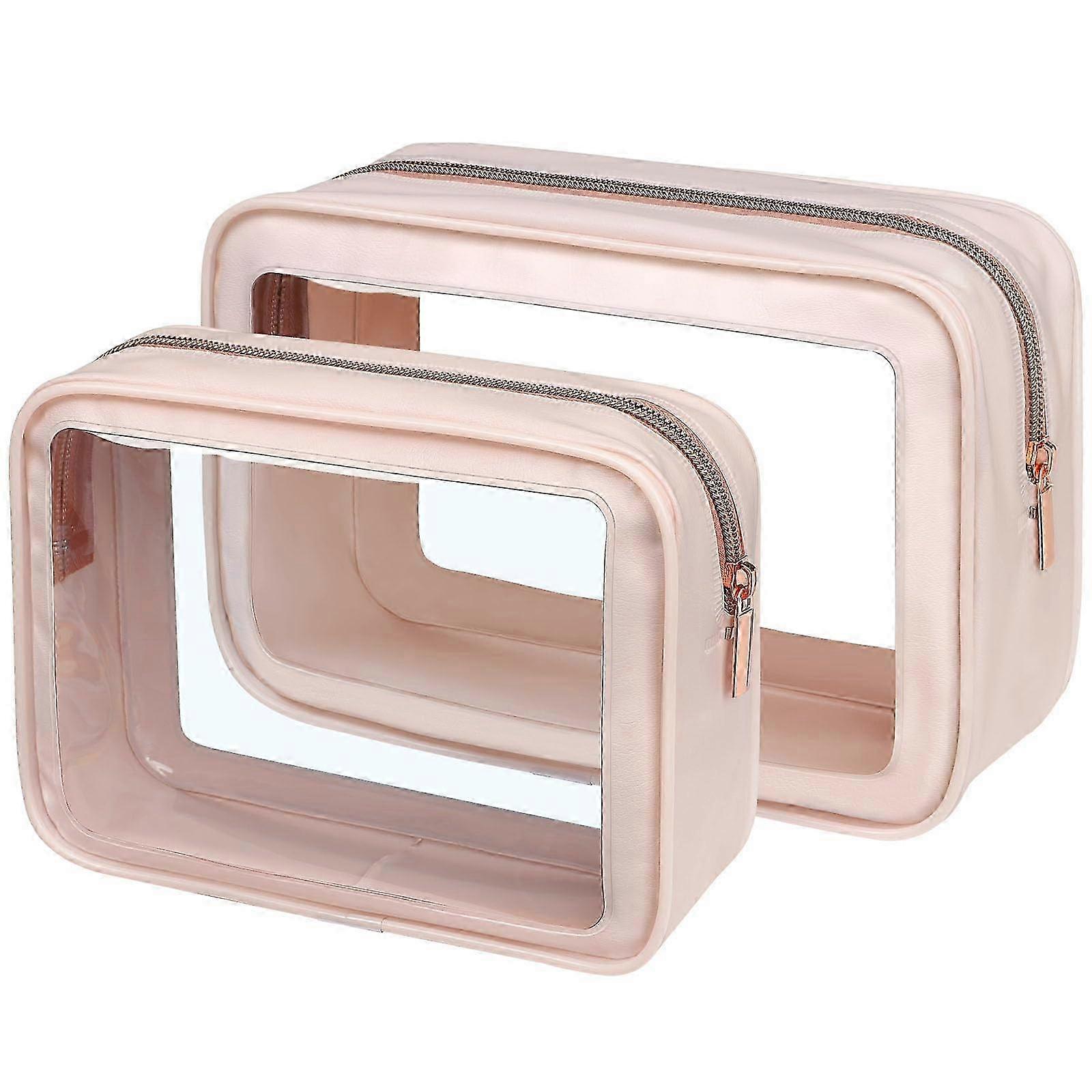 2026 Transparent toiletry bag 2-pack