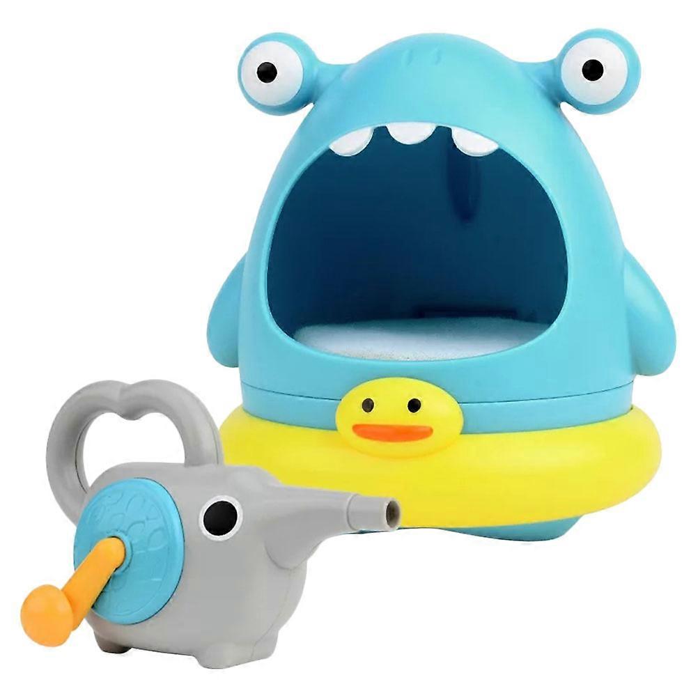 Shark Bubble Bath Toy Manual Bubble 2Pcs Set