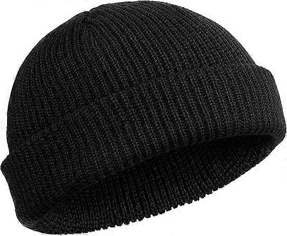 Fisherman's hat, turn-up brim knitted hat, unisex