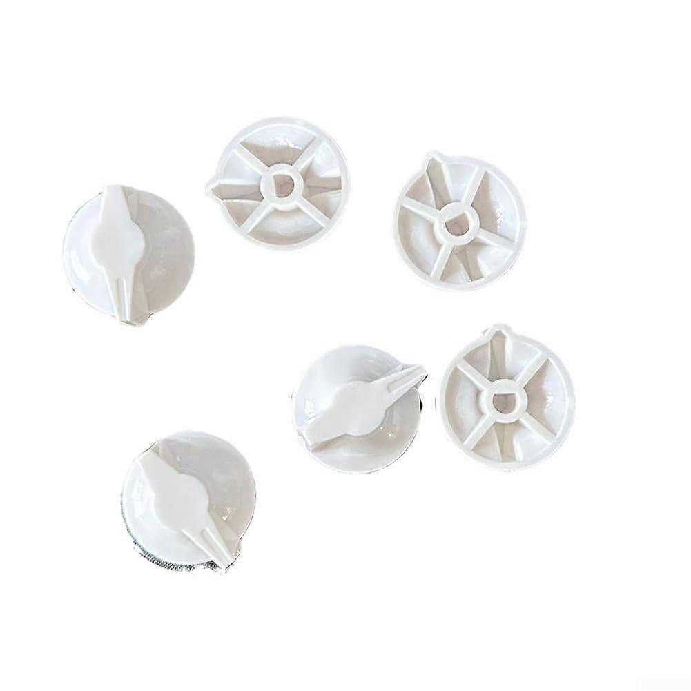 Timer Switch Knob 6 Pack for FD Series Timers, Light Almond Replacement, Easy Install, Secure Fit