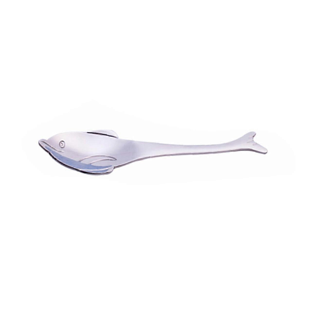 Stainless Steel Coffee Spoon with Cute Dolphin Shape, Rustproof Dishwasher Safe Tea Stirring Spoon