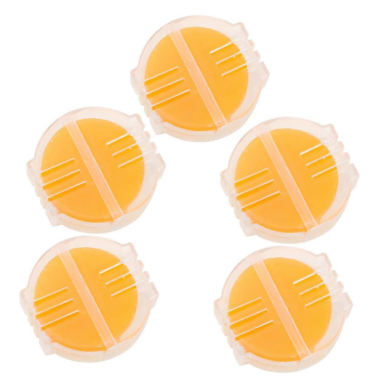 5pcs Thread Wax for Embroidery Machine Beeswax Thread Conditioner with Smooth Lubrication Box