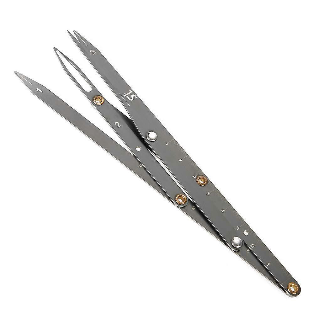 Eyebrow Mapping Tool with Flexible Arms for Accurate Brow Symmetry, Adjustable Microblading Ruler Black