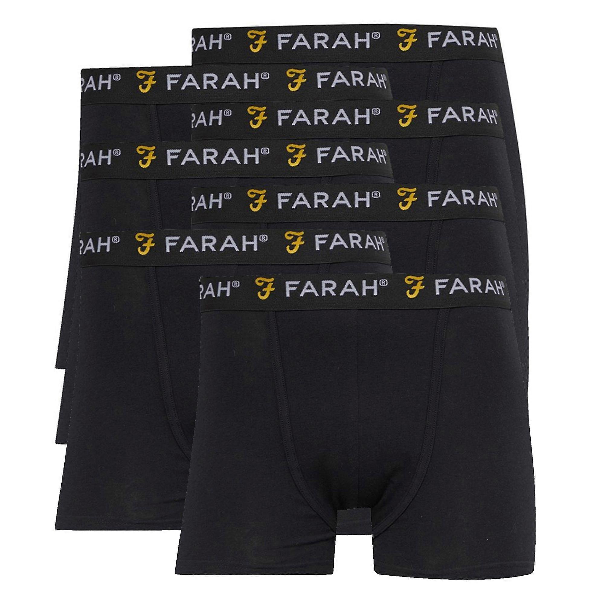 Farah - 7 Pack Mens Cotton Breathable Boxers - Vuson