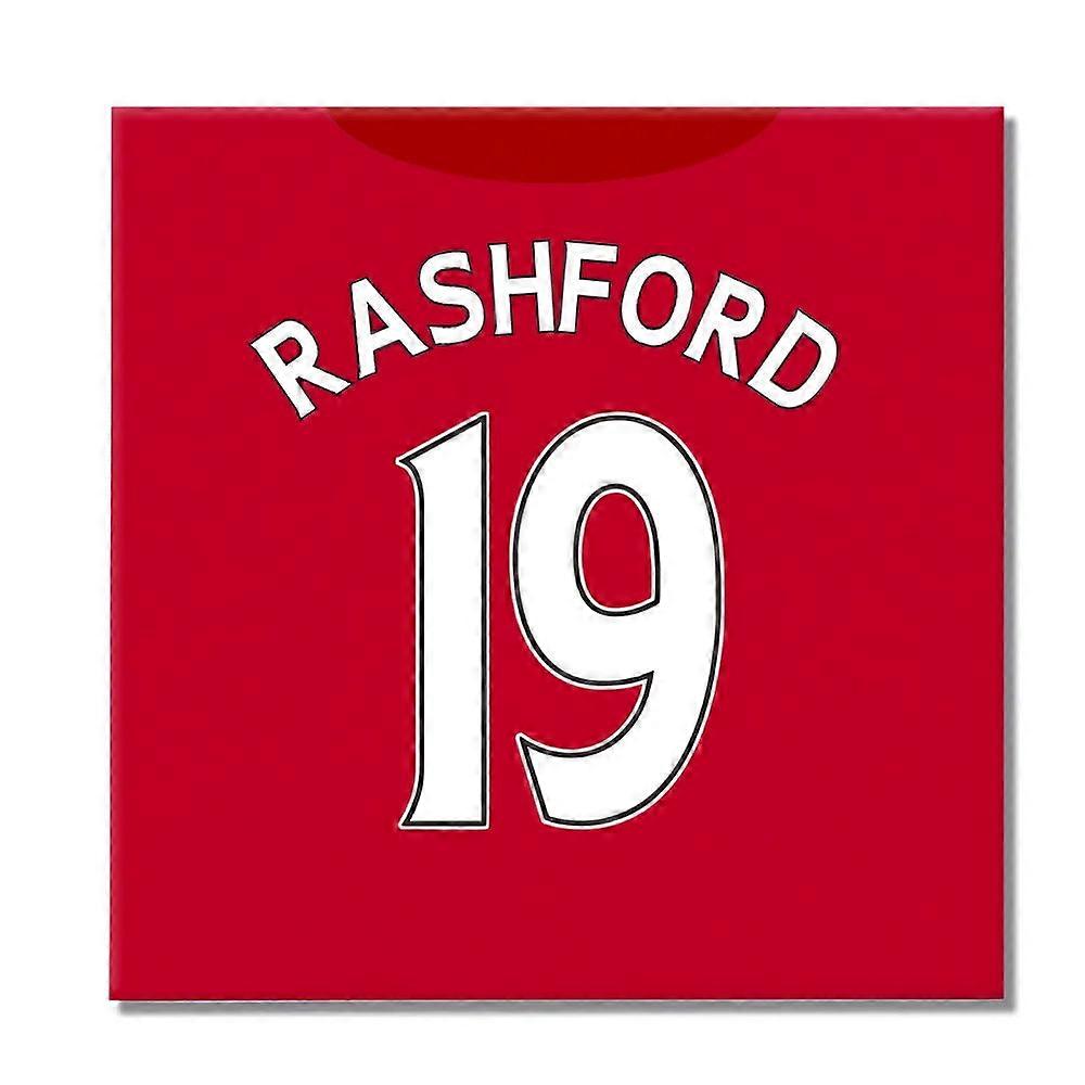 2016-2017 Man United Canvas Print (Rashford 19)
