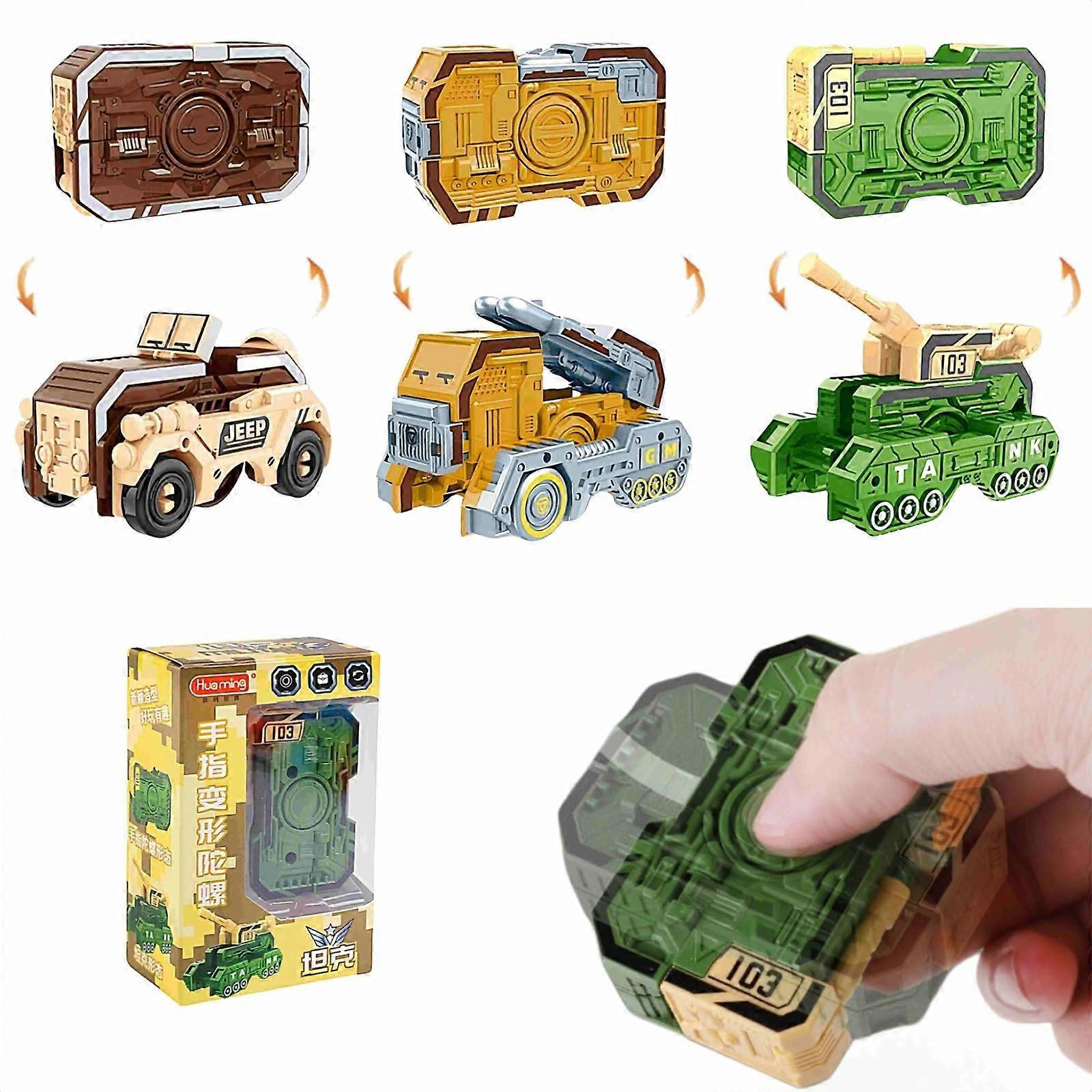 Transformable Military Fidget Spinner for Adults with ThreeMode Design and Speed Bearing