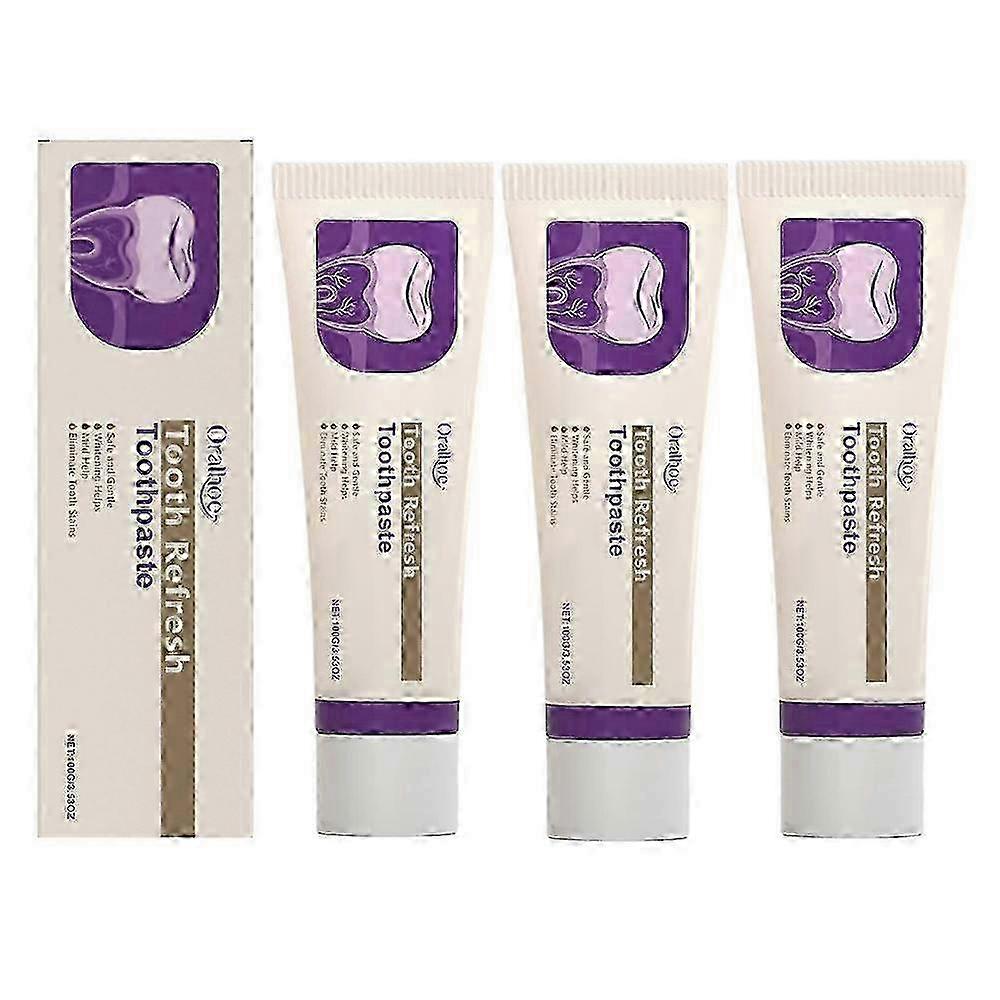 3pcs Sensitive Teeth Toothpaste, Hydroxyapatite Enamel Repair, Refreshing Mint
