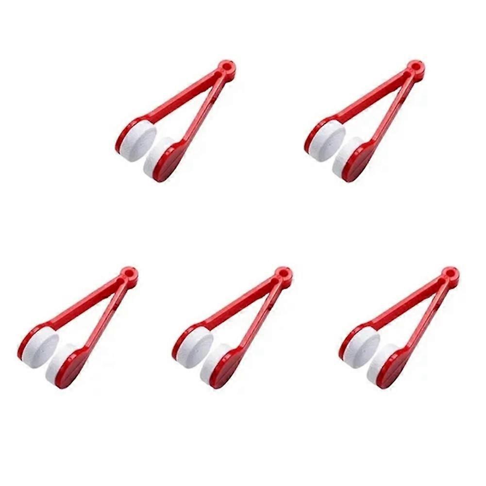 New double-sided glasses brush Red