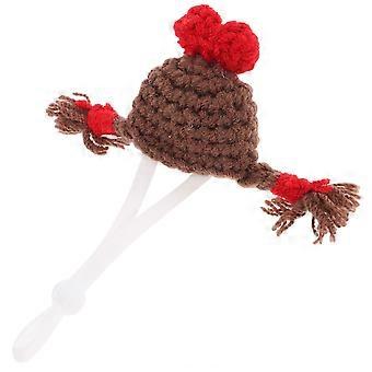 Kleine Haustiermütze für Hamster, gestrickte Mütze, bequeme Kappe
