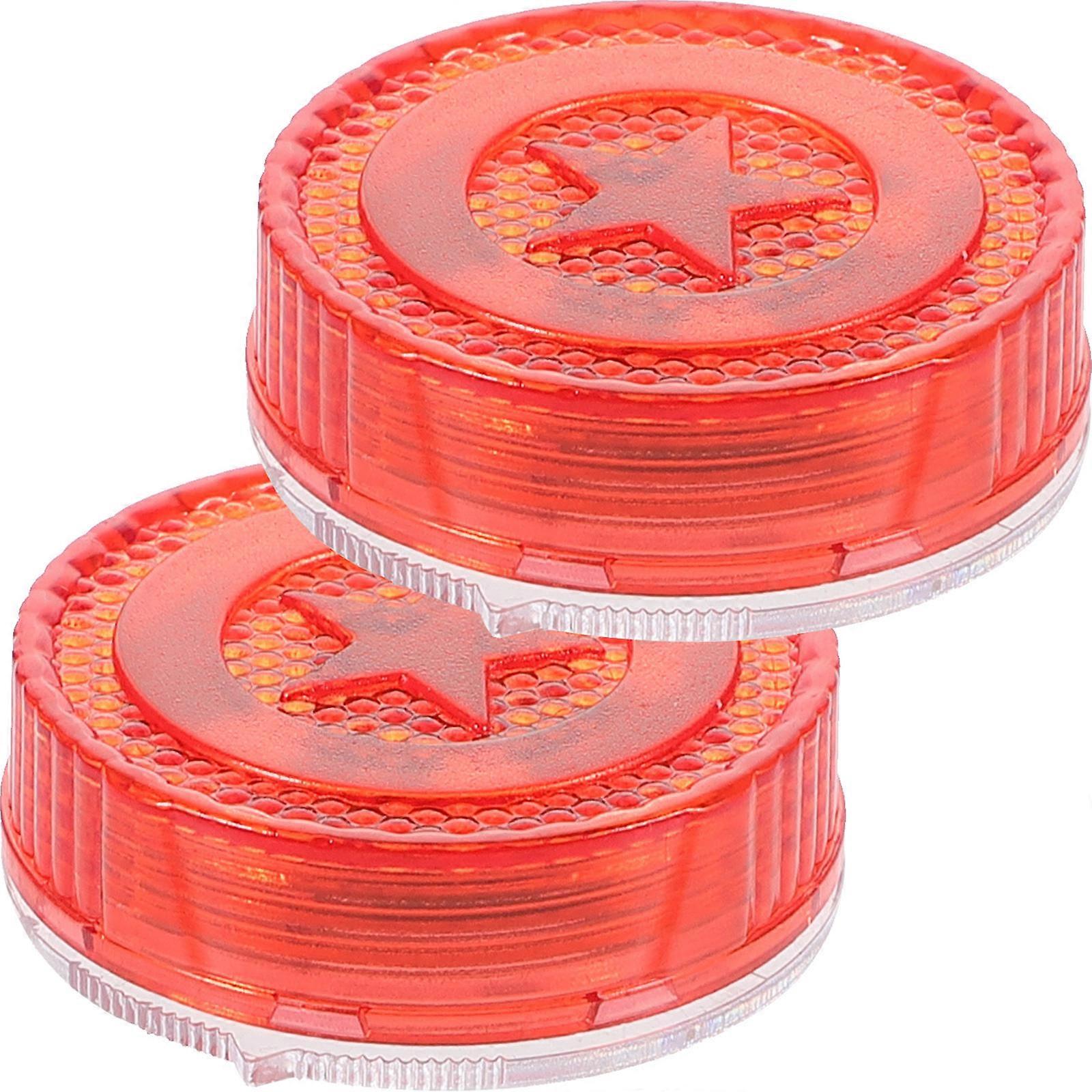 Opening Door Warning Light Anti- Light 1Pair Magnetic Red