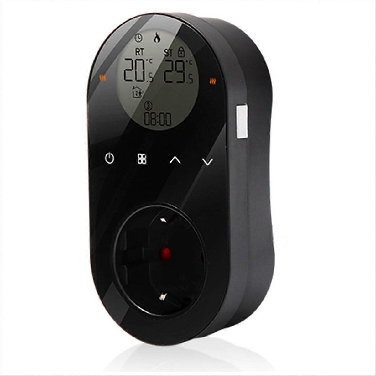 WiFi Smart LED Thermostat Plug Outlet Digital Energy Plug 16A Remote Control Temperature Controller