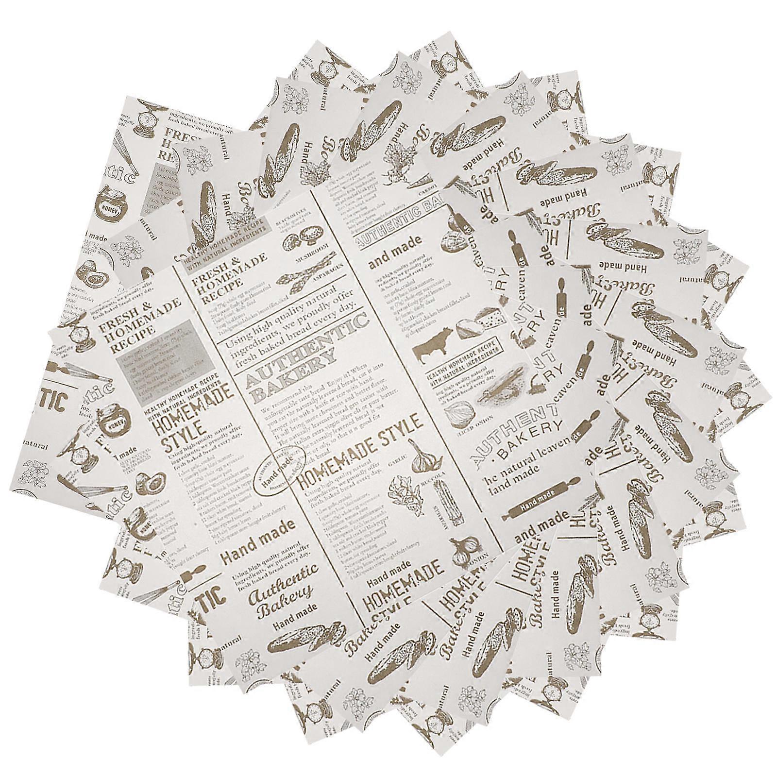 Baking Grease-Proof Paper for Baking 50 Sheets for Home Use