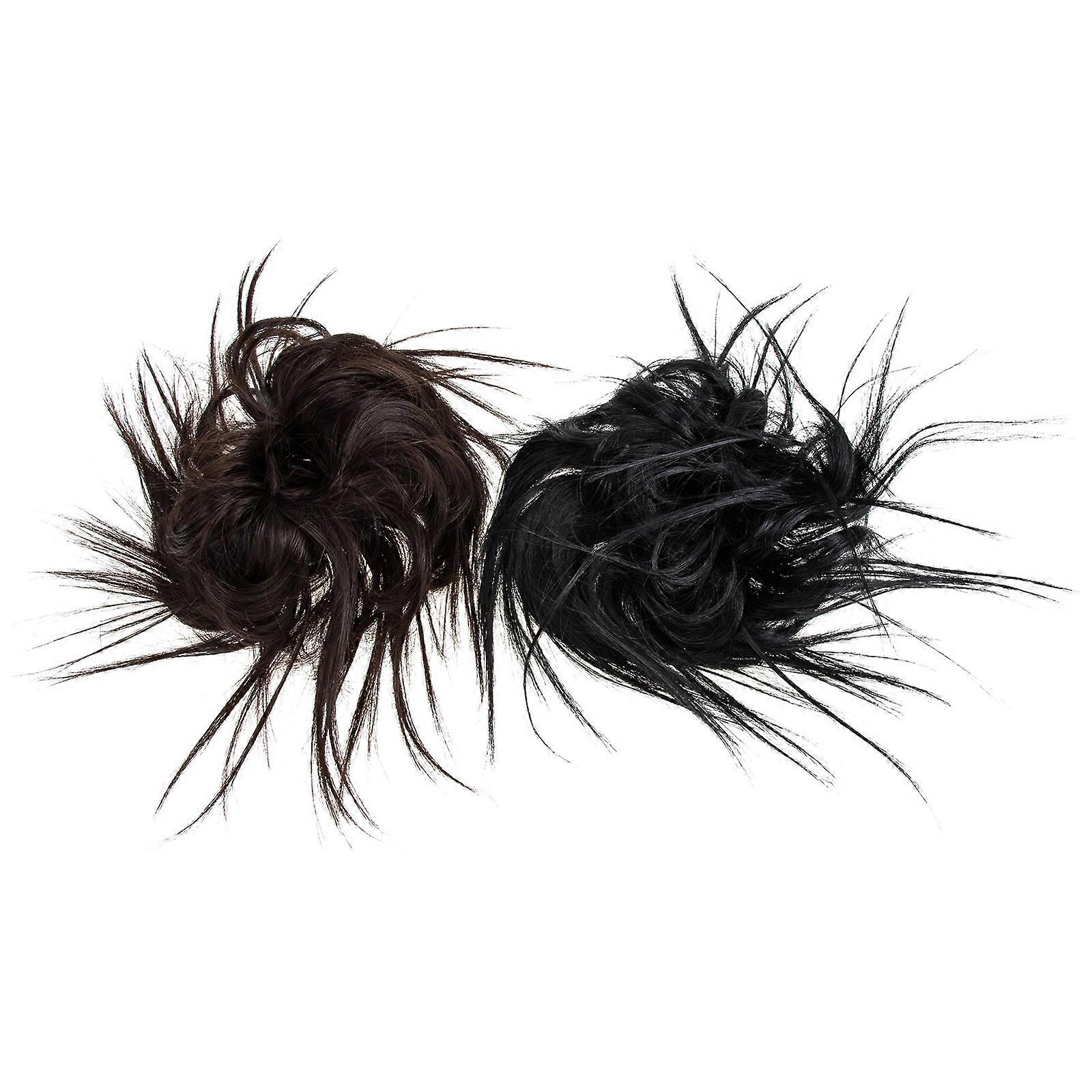 Chignon décoiffé assorti (lot de 2)
