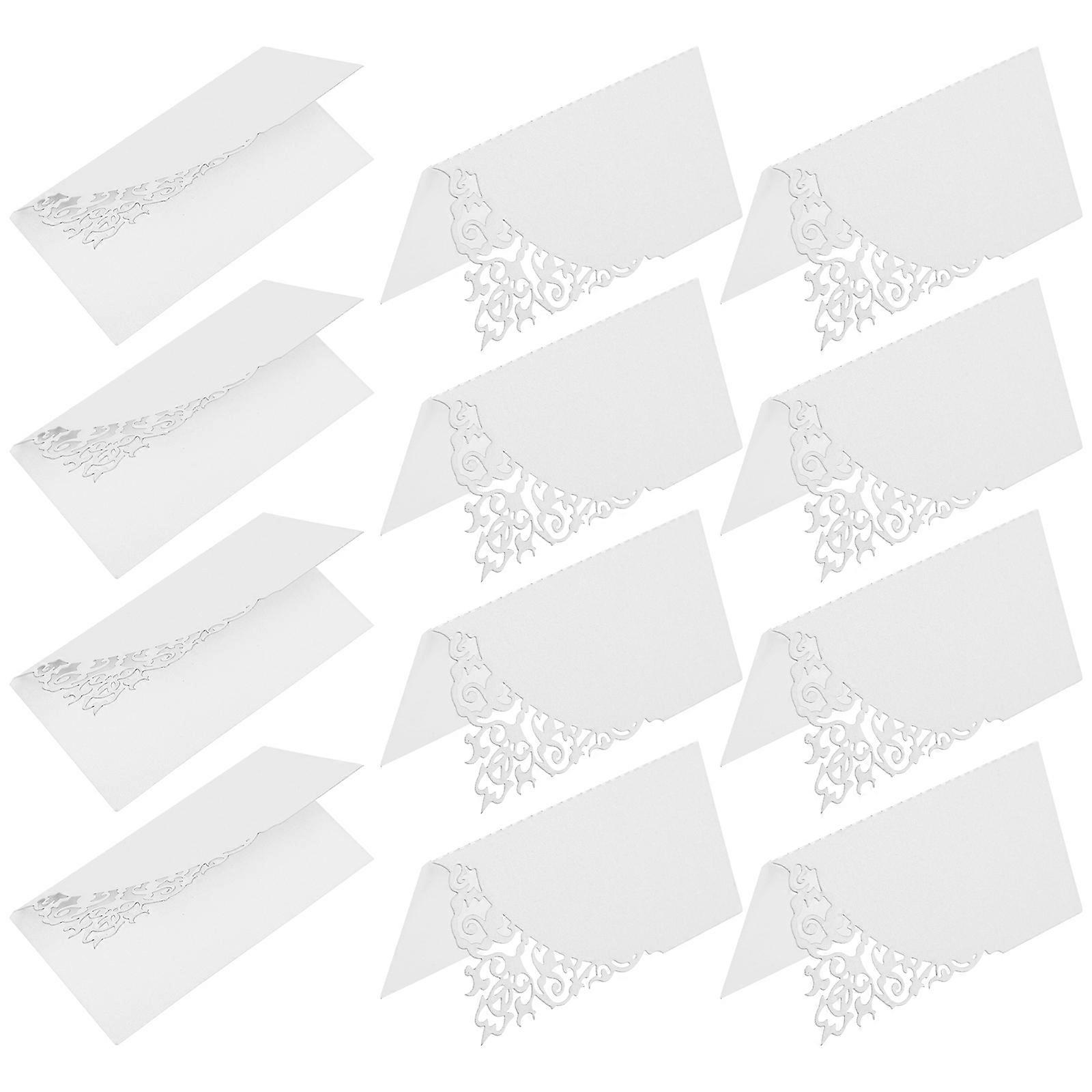 Table Name Card Wedding Seat Cards for Party Use 100Pcs Pack