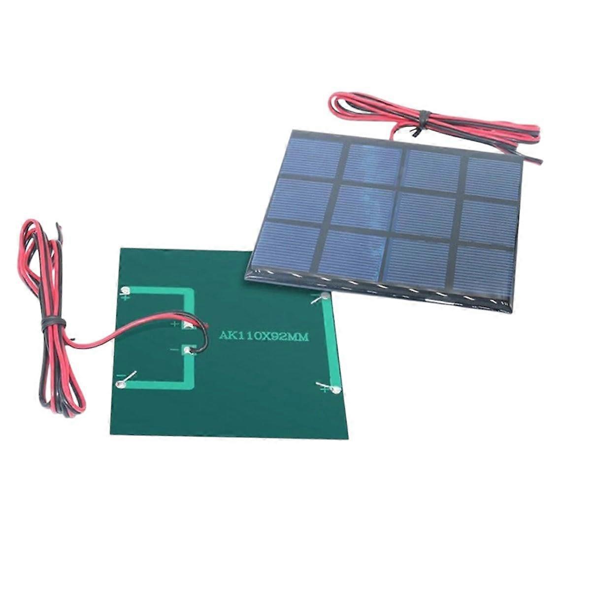 3V 400mA Solar Panel for DIY Electronics with Stable Output and 1M Cable for Small Projects