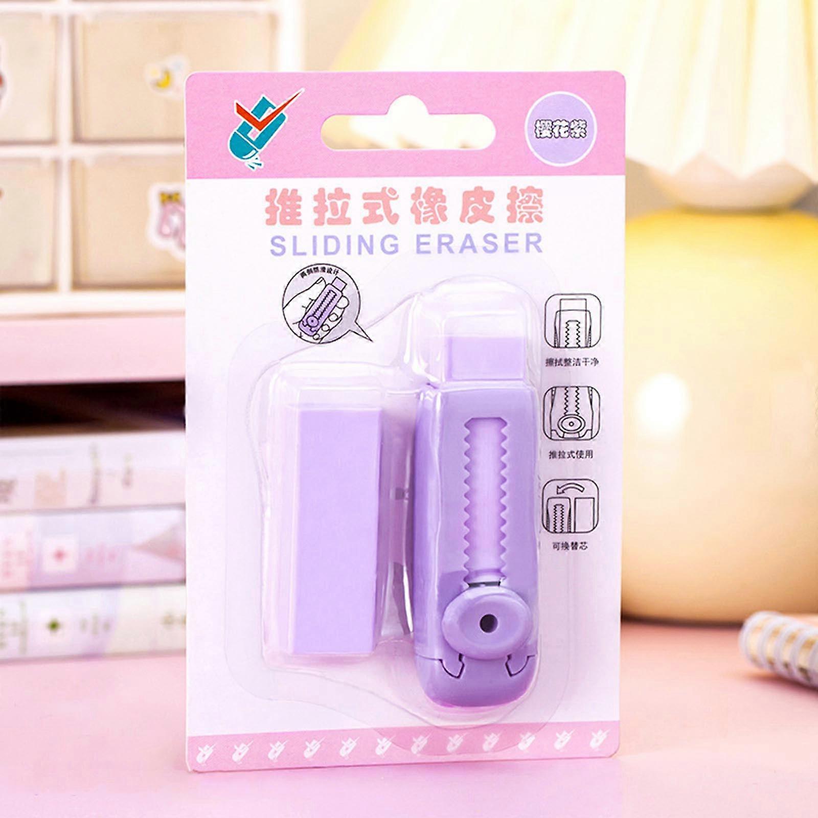 Push-Eraser- Traceless, Wheel Design, Fun & Practical