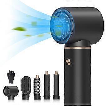 5-in-1 Hot Air Hair Dryer Brush with Detachable Attachments, 1000W, Negative Ion Styler for Curls & Straightening – Compatible with US Voltage